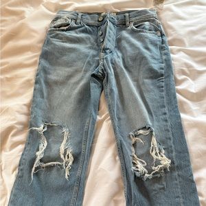 Free People Wide Leg Jeans